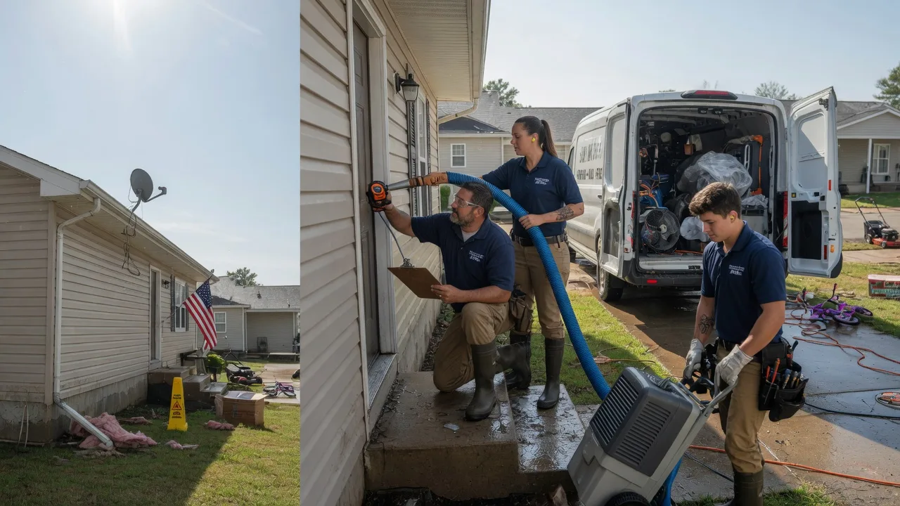 Ceiling Water Damage Restoration in Blum, TX near me